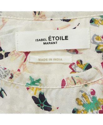 Women's Etoile Multicolor Print Crepe Long Sleeve Blouse