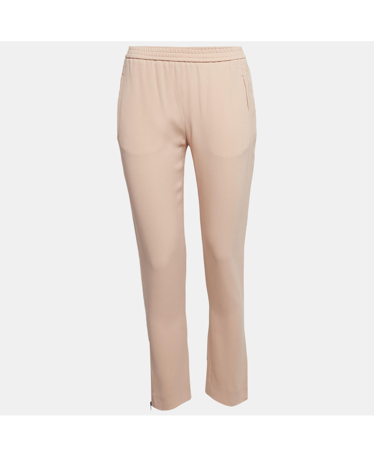 Pre-Owned Stella Mccartney Women's Pink Stretch Crepe Tamara Trousers