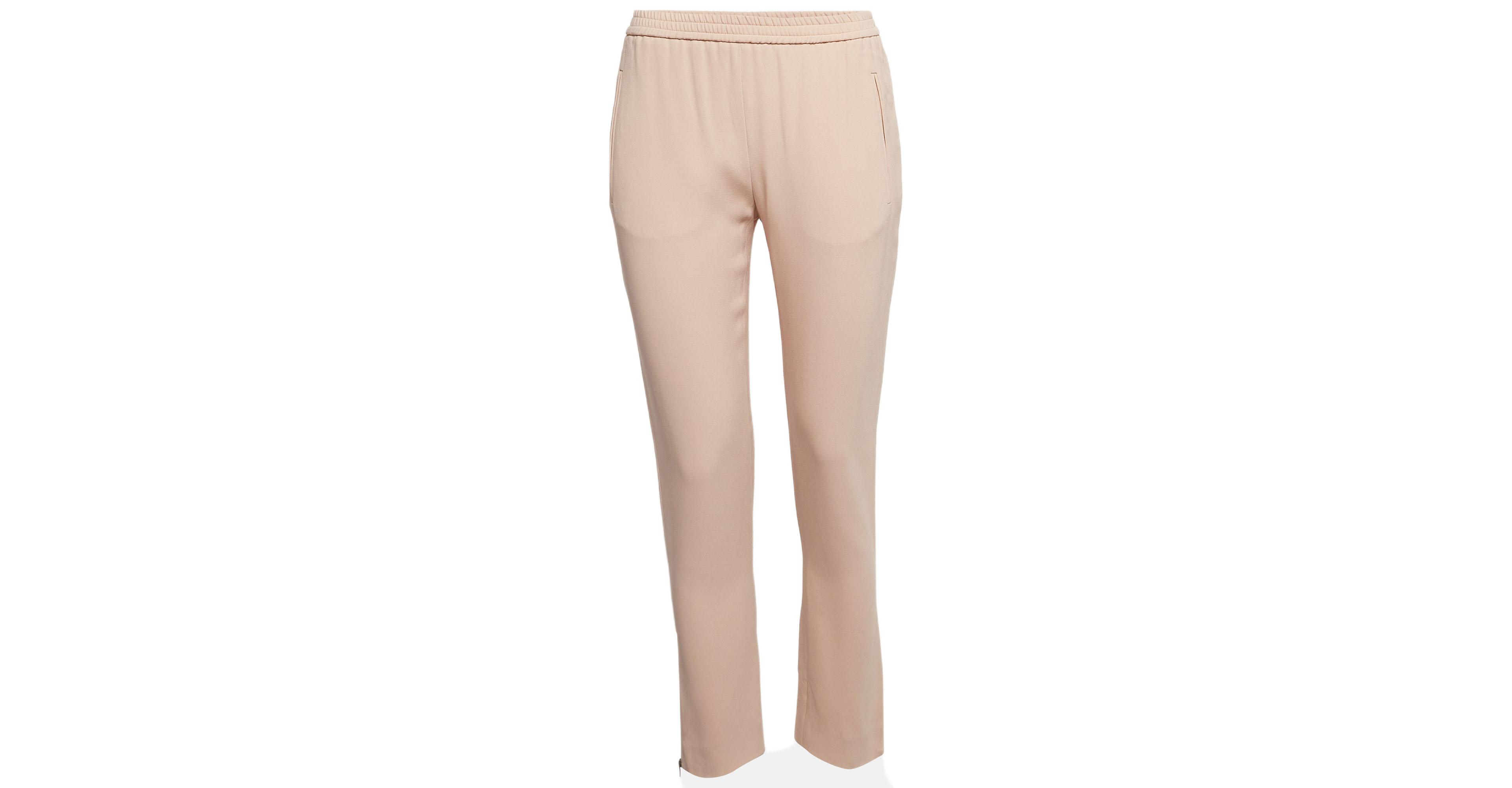 Pre-Owned Stella Mccartney Women's Pink Stretch Crepe Tamara Trousers