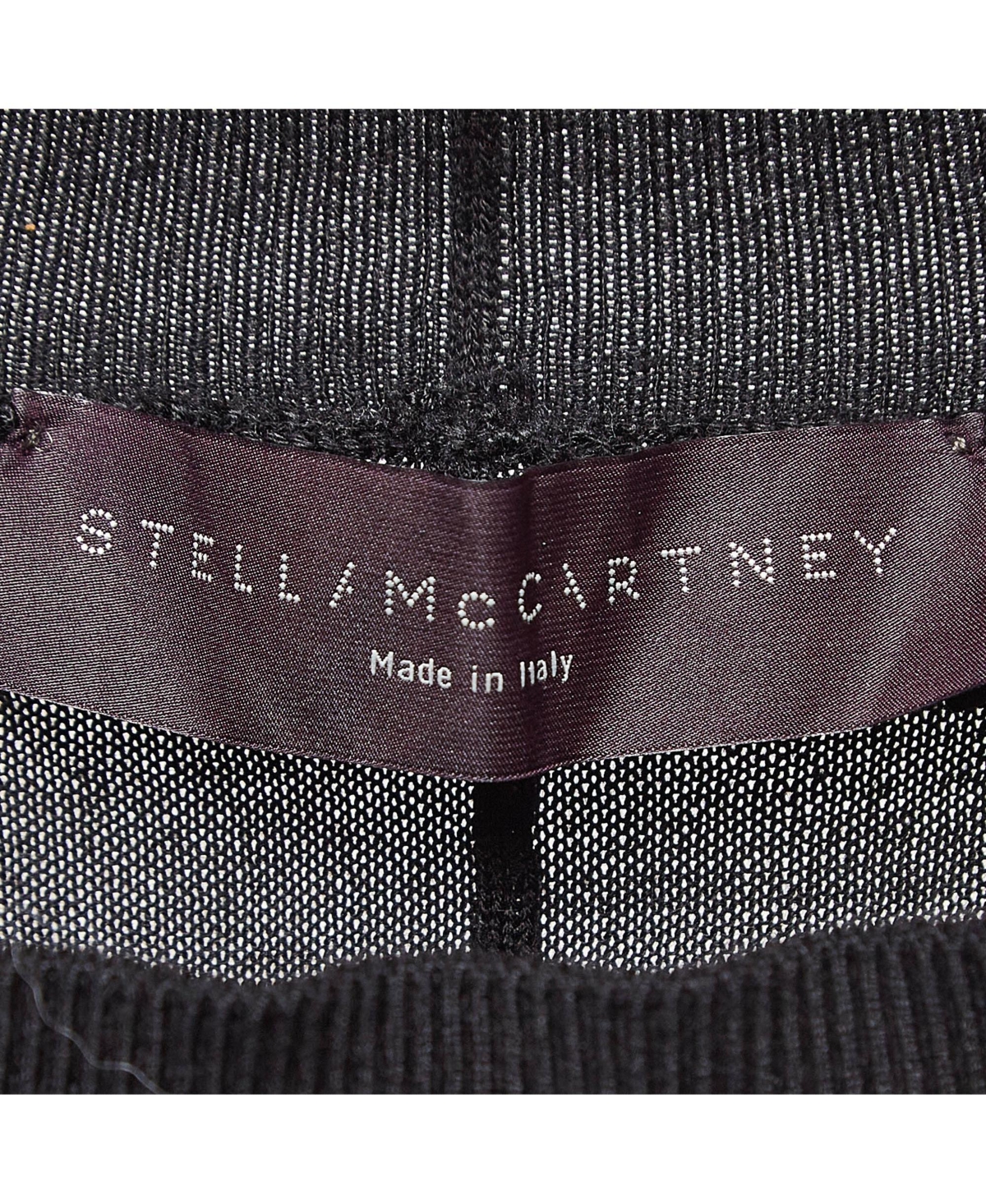 Pre-Owned Stella Mccartney Women's Black Stretch Knit Joggers