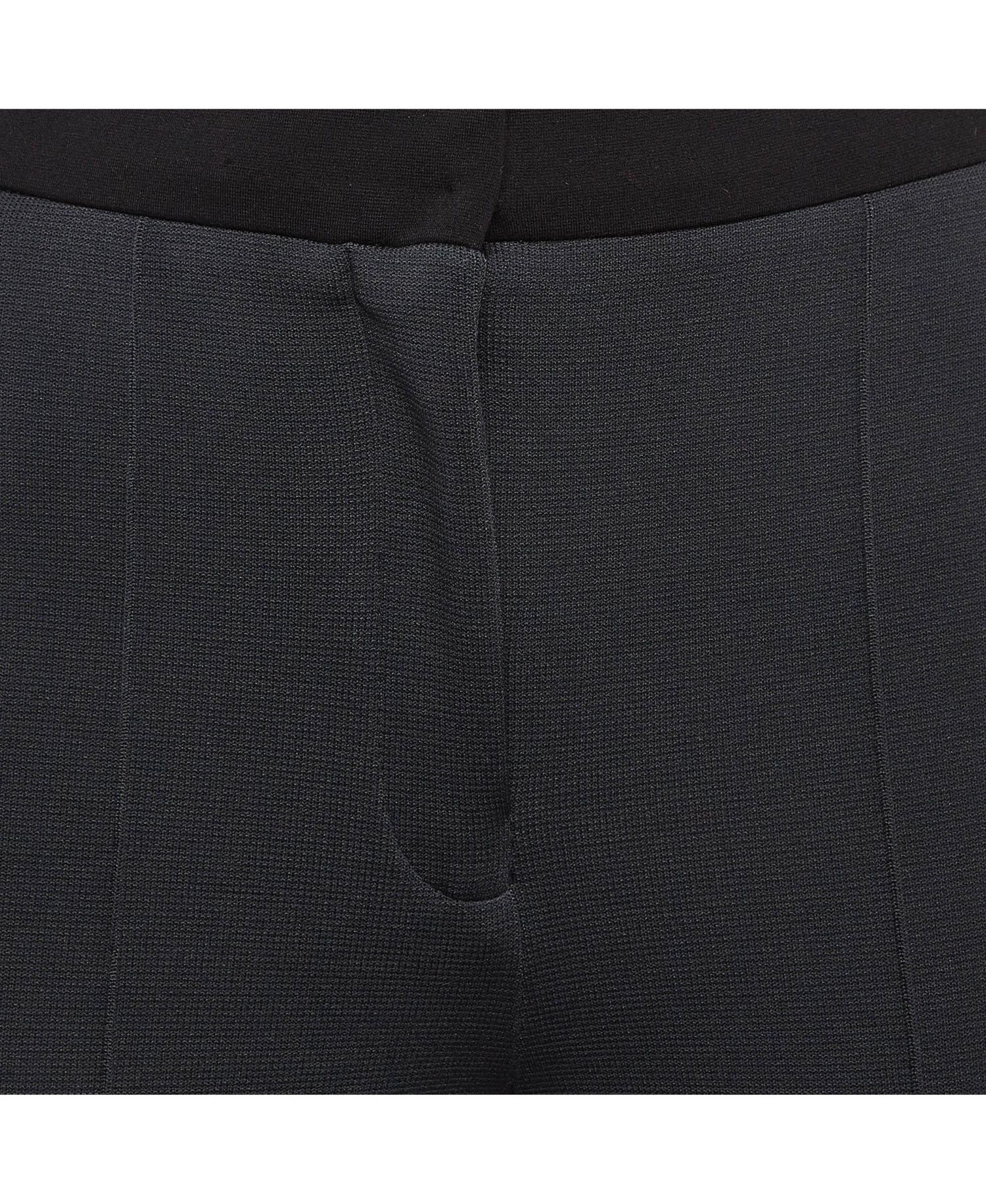 Women's Grey Side Stripe Nylon Knit Joggers S