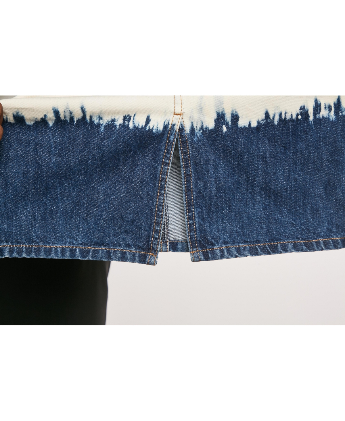 Pre-Owned Isabel Marant Women's Etoile Blue Tie-Dye Denim Skirt