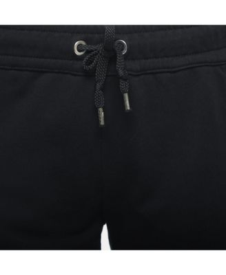 Women's Pre-Owned Versus Versace Black Logo Print Cotton Side Zip Detailed Joggers