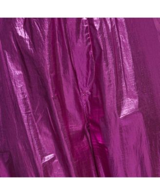 Women's Metallic Pink Cotton Carrot-Fit Galoni Trousers