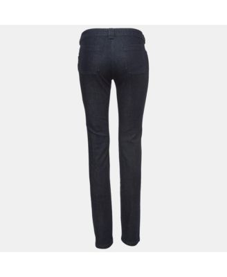 Women's Navy Blue Denim Slim Fit Jeans