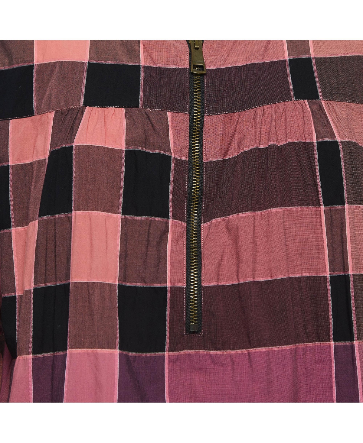 Pre-Owned Burberry Women's Brit Pink Checked Cotton Tunic
