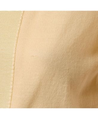 Women's Beige Embellished Closure Knit Cardigan