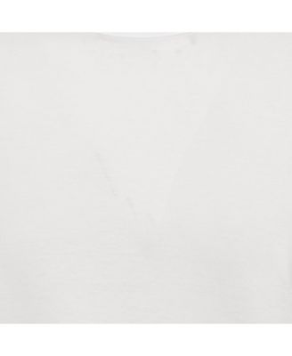 Men's White Jersey Crewneck T-Shirt