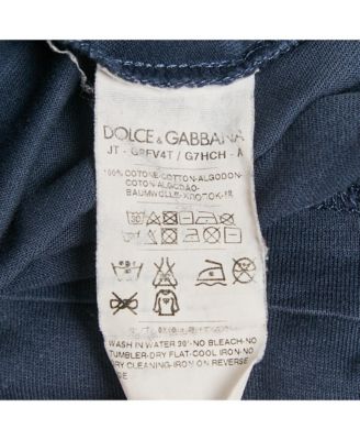 Men's Blue Jersey Crew Neck T-Shirt