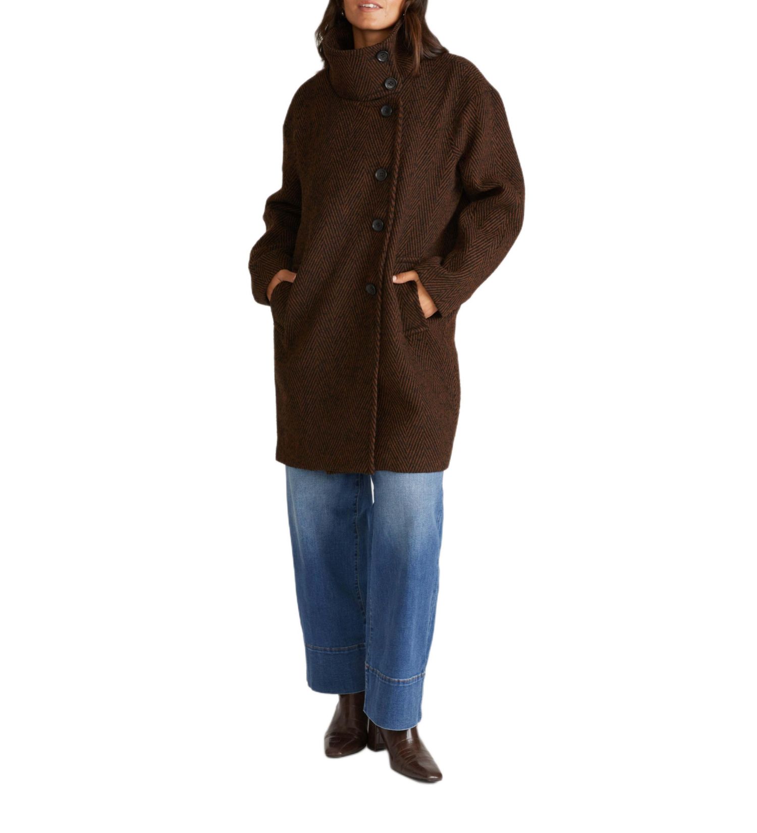Women's Plus Size Marlo Cocoon Coat