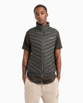 A|X Armani Exchange - Men's Packable Zip-Front Puffer Vest