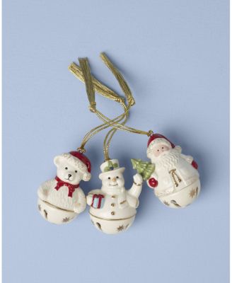 2025 Jingle Bell Ornaments, Set of 3