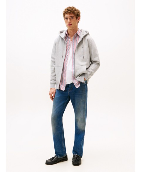 Мужские худи Tommy Hilfiger Men's Long Sleeve Zip-Front Flag Logo