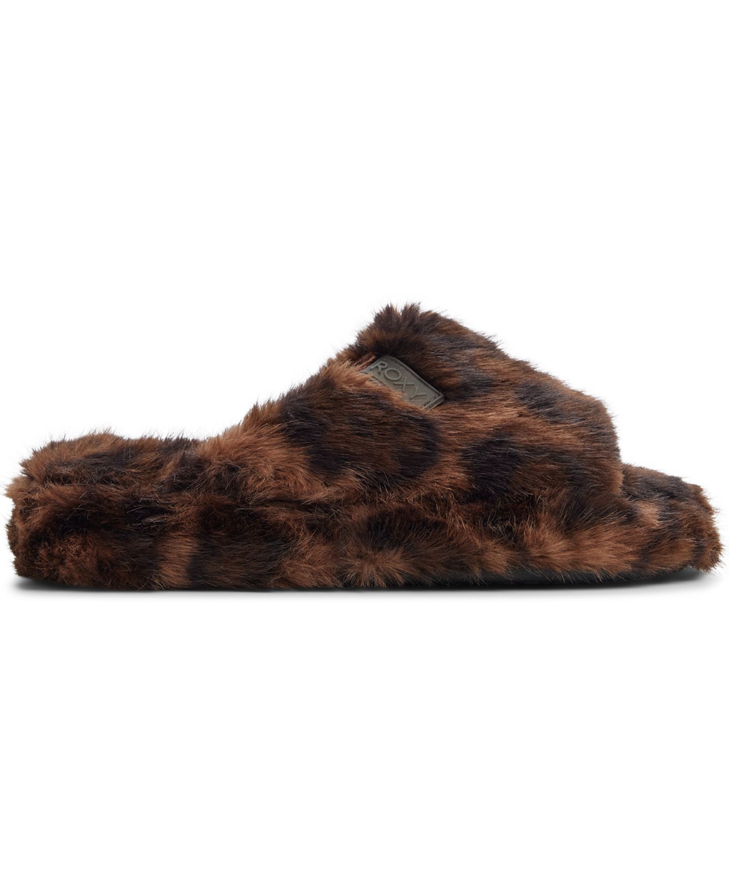 Женские тапочки Roxy Sloane Round Toe Slippers, цвет: Коричневый разноцветный — фото 2