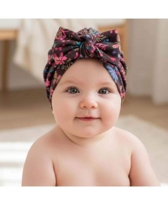 Baby Girls Fair Trade Organic Cotton Bow Turban