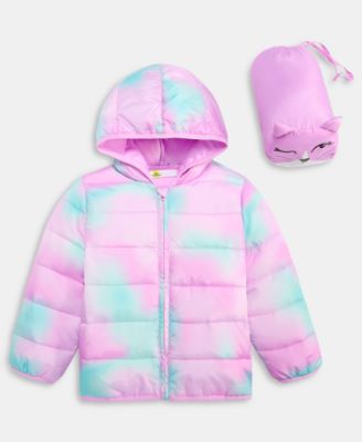 Girls' Toddler 2T-4T Packable Jacket, Macy's Exclusive