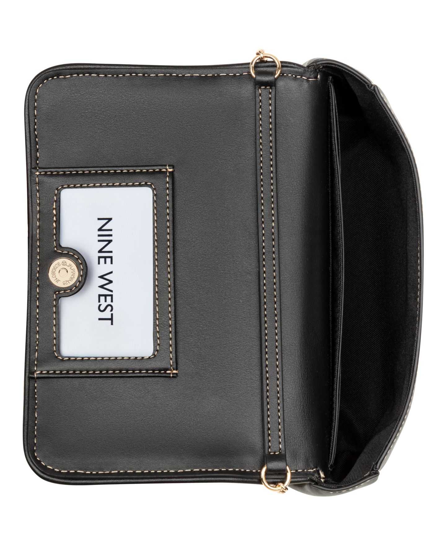 Женская сумка Nine West Nefi Phone Chain Crossbody, цвет: Чёрный — фото 4