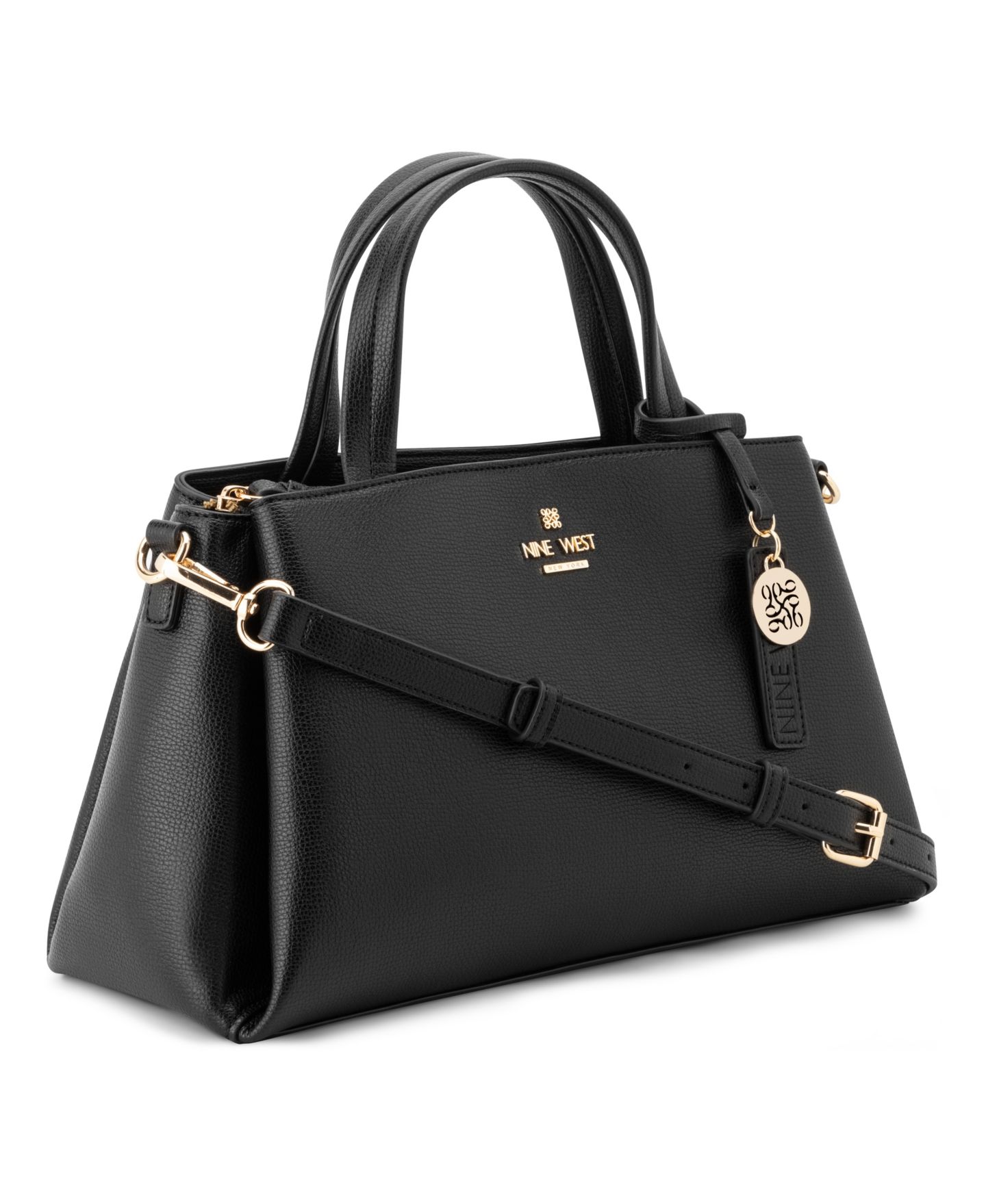 Женская сумка Nine West Luela Satchel, цвет: Чёрный — фото 2