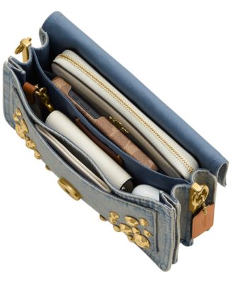 Tabby Medium Crystal Denim Shoulder Bag 26