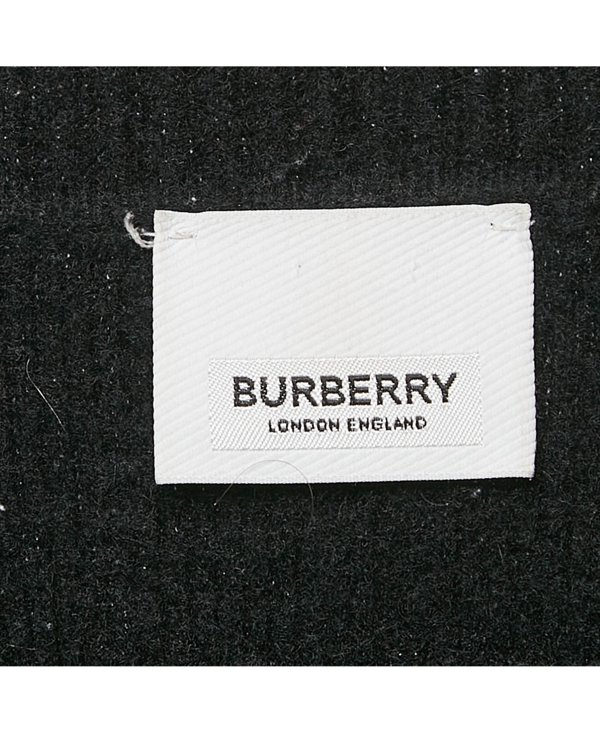 Pre-Owned Burberry Men's Black Monogram Motif Cashmere & Cotton Knit Sweater