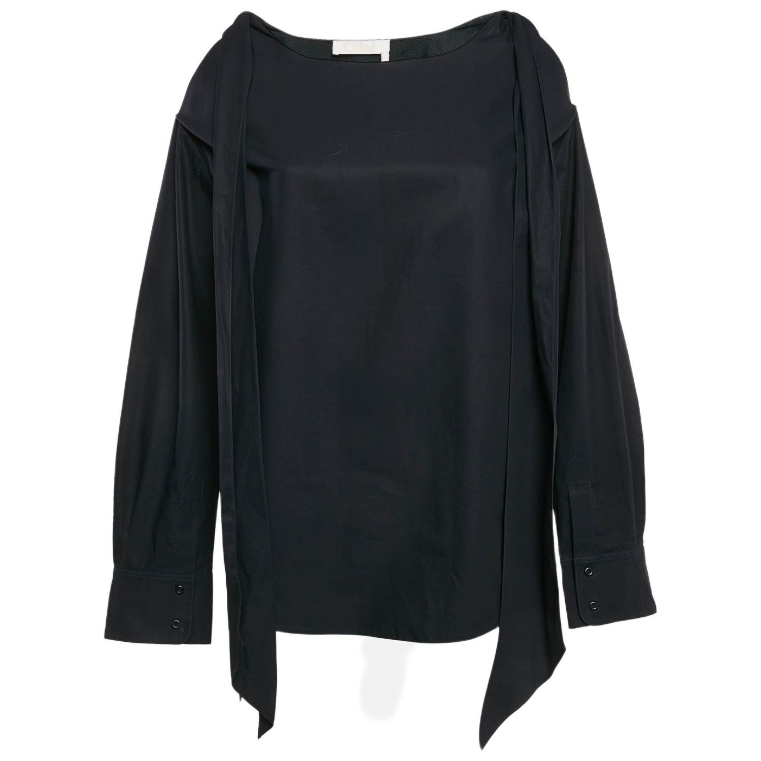 Women's Navy Cotton Top