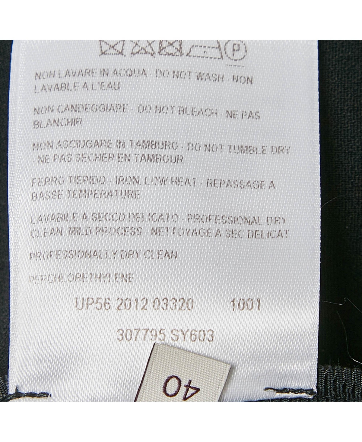 Pre-Owned Stella Mccartney Women's Black Crepe High-Low Blouse