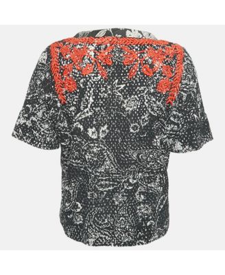 Women's Embroidered Eyelet Cotton Top