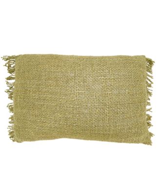 Fringe Down Filled Decorative Pillow, 16" x 24"