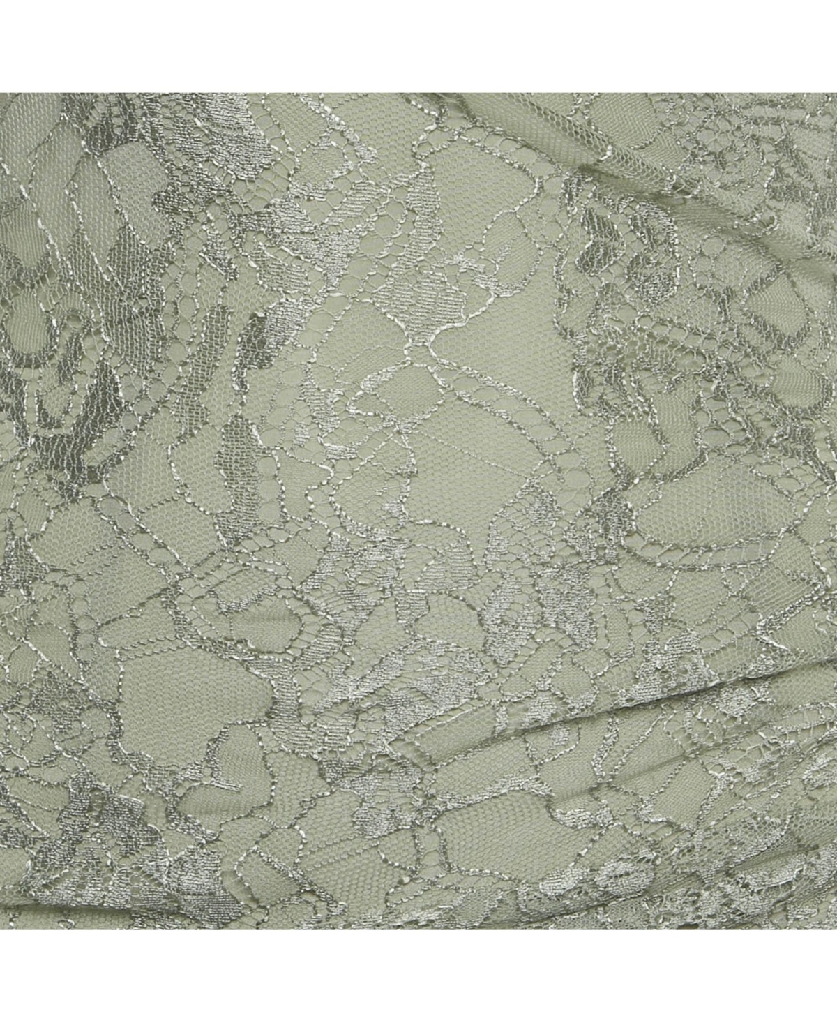 Pre-Owned Emilio Pucci Women's Green Lace One-Shoulder Mini Dress