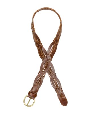 Women's Melissa Braided Leather Belt