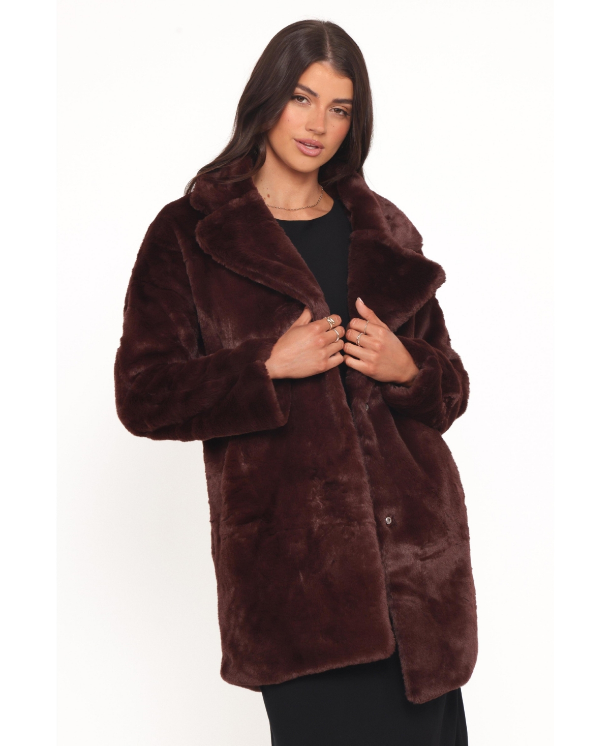 Petal and Pup Women's Meeka Faux Fur Jacket