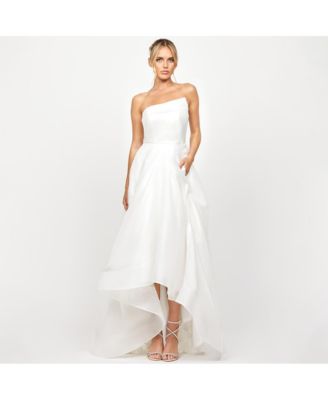 Women's Faiy Asymertric Hi Low Gown