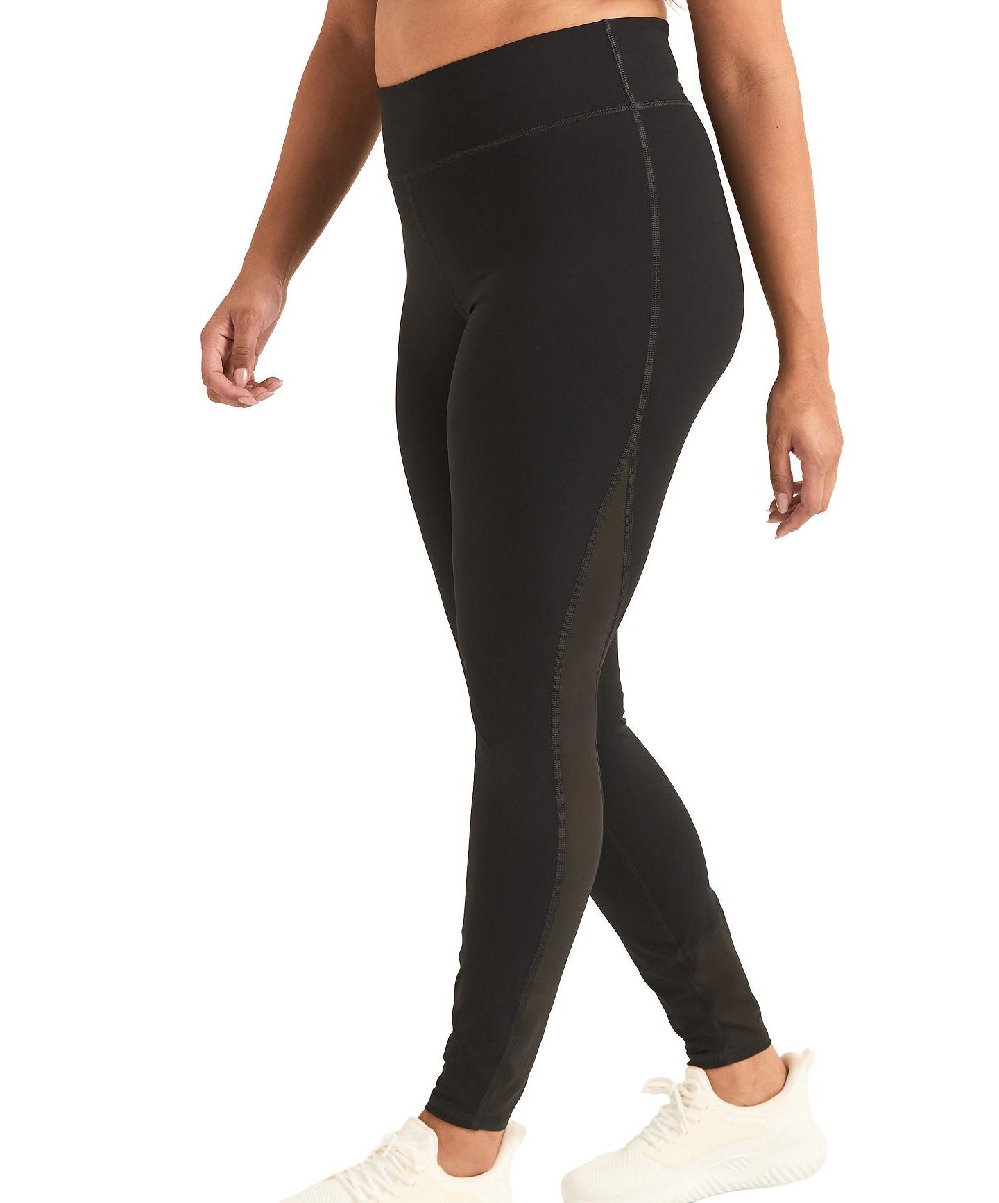 Женские леггинсы Adore Me Plus Size Aura, цвет: Чёрный — фото 1