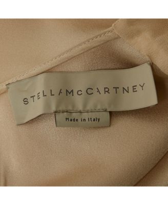 Women's Cream Embroidered Crepe Mini Dress