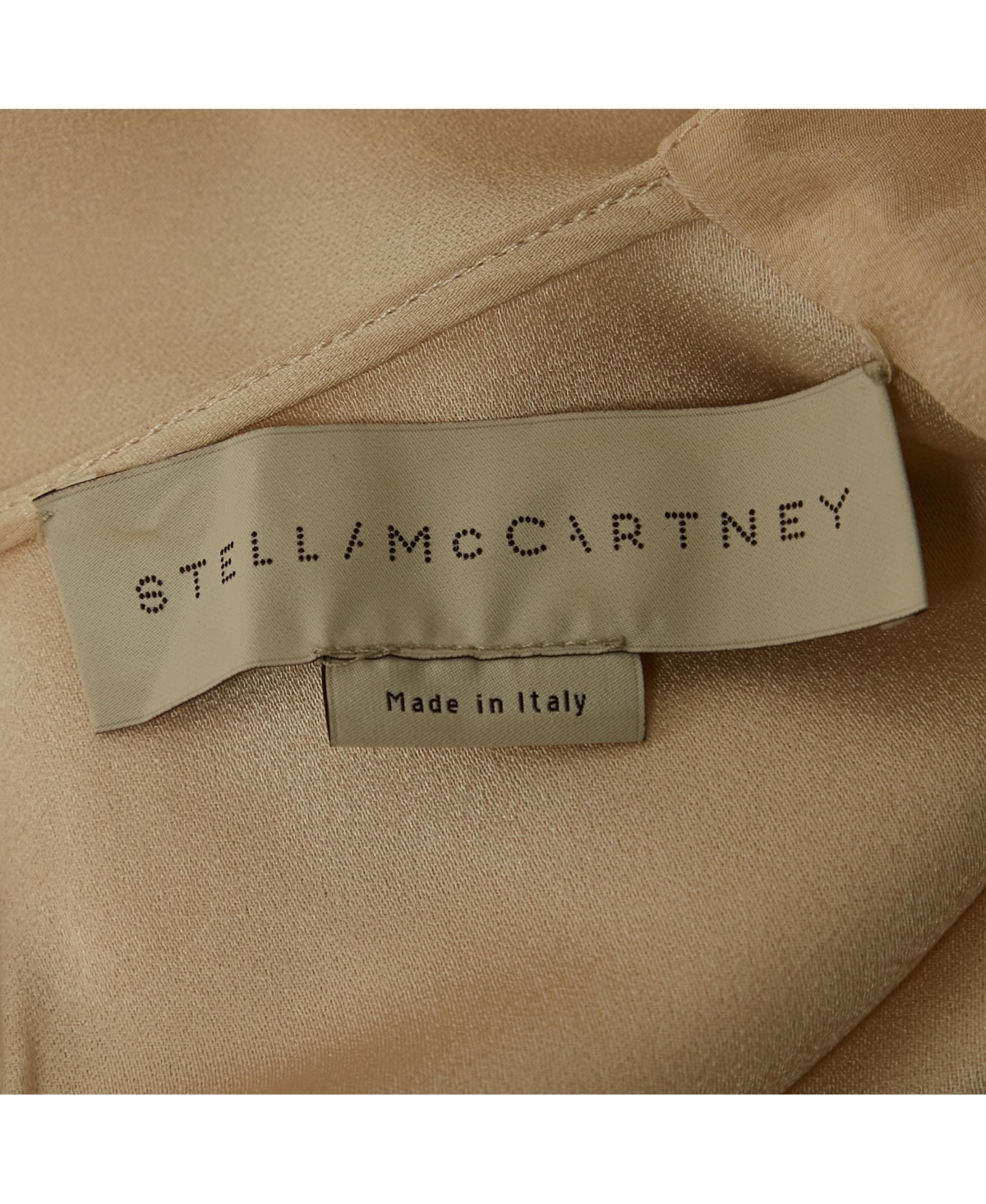 Pre-Owned Stella Mccartney Women's Cream Embroidered Crepe Mini Dress