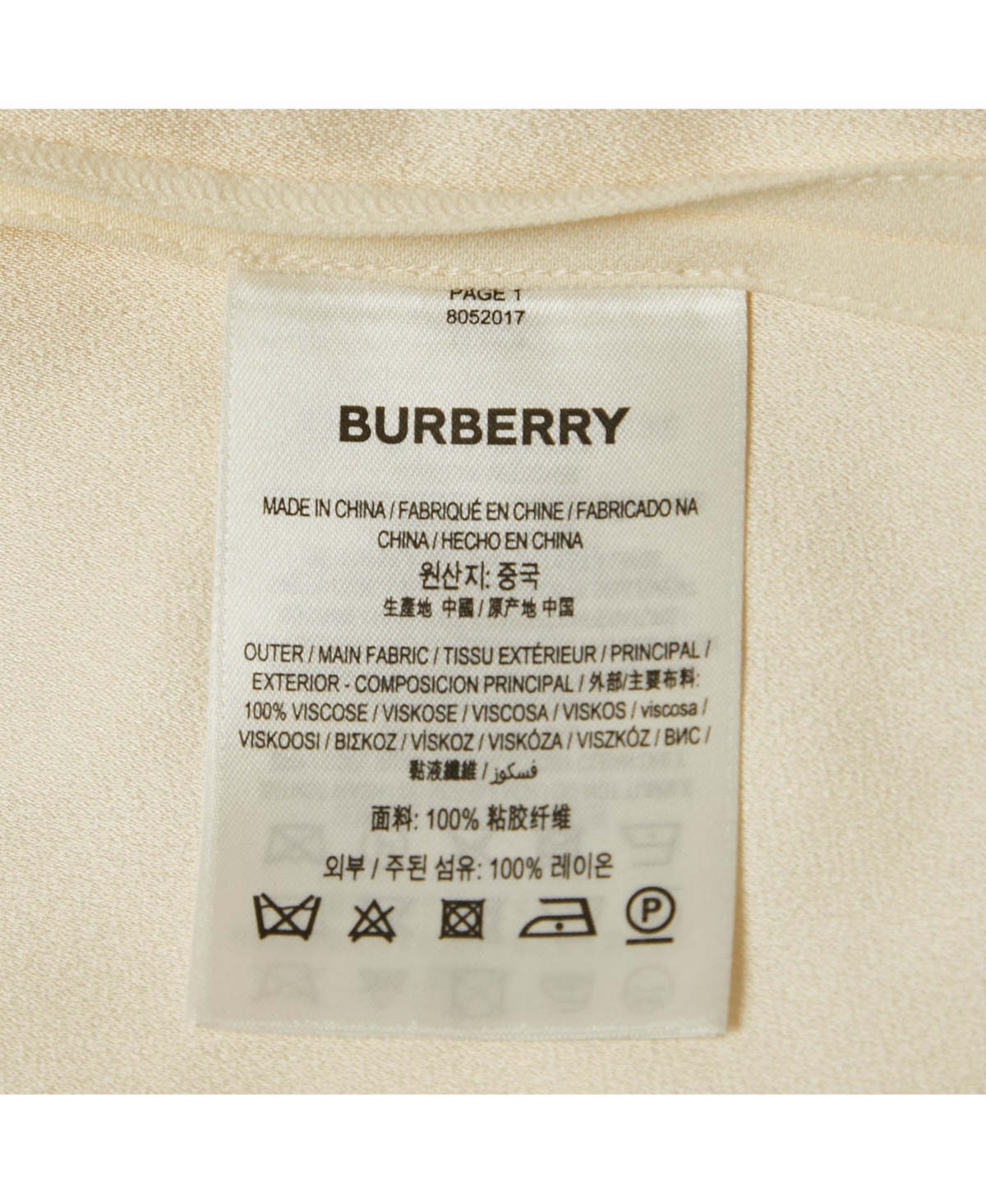 Pre-Owned Burberry Women's Off-White Crepe Belted Midi Dress