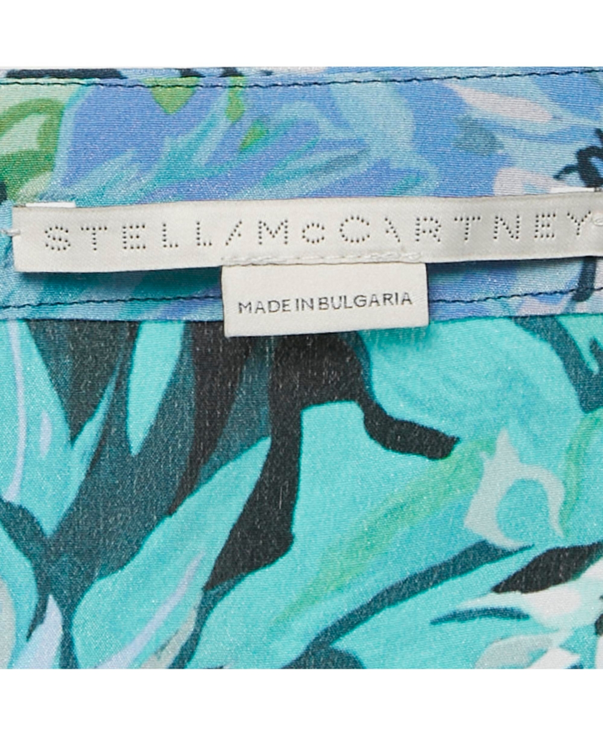 Pre-Owned Stella Mccartney Women's Floral Print Silk Wrap Style Midi Skirt