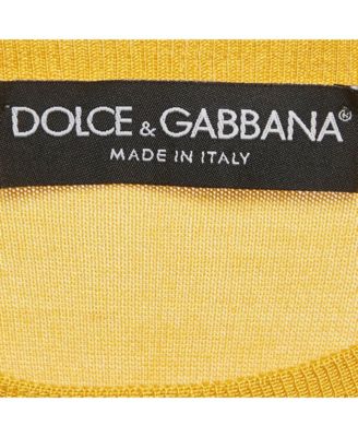 Women's Yellow Floral Print Silk And Cotton Knit Sleeveless Top