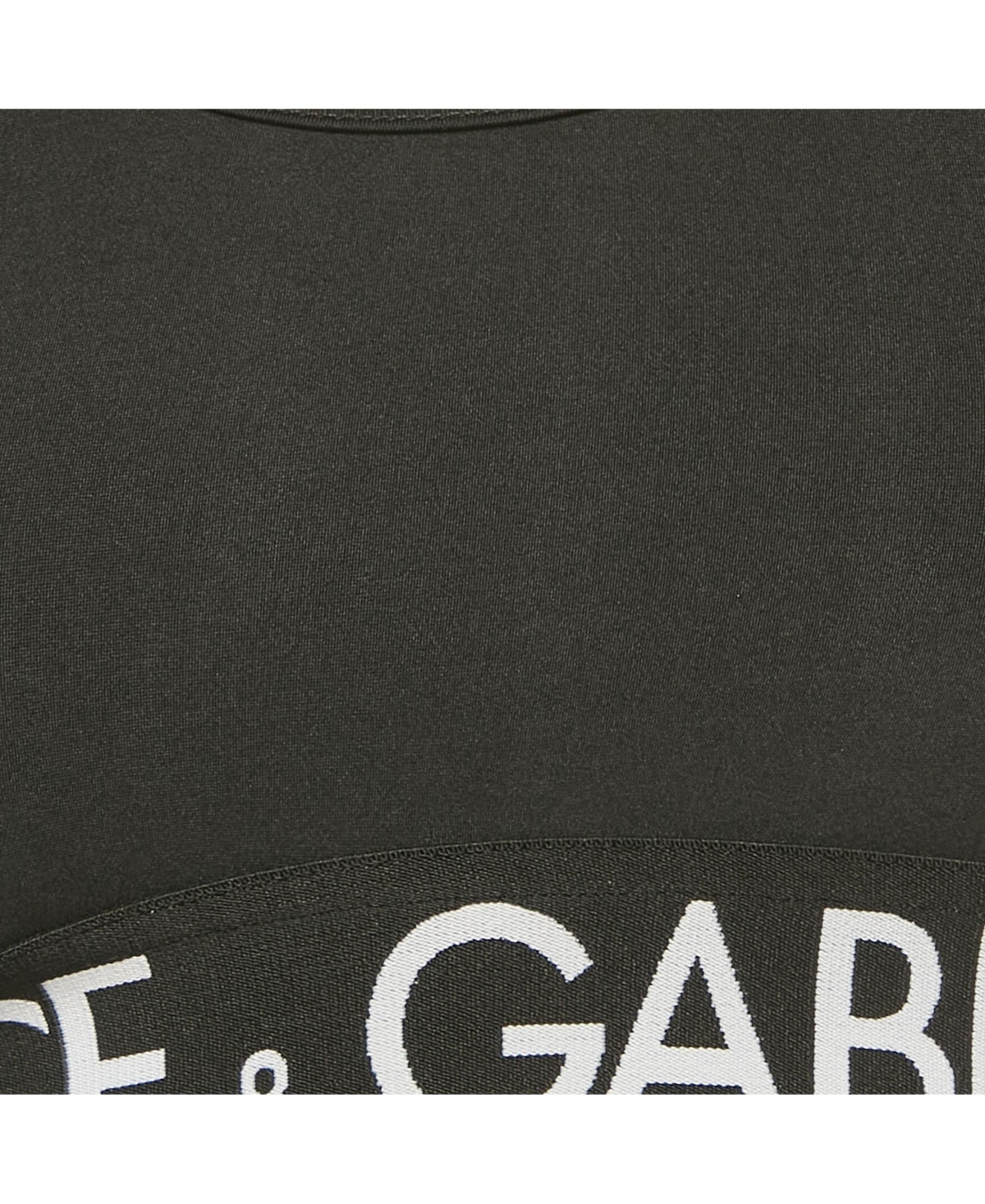 Pre-Owned Dolce & Gabbana Women's Exclusive Logo Band Jersey Sporty Top