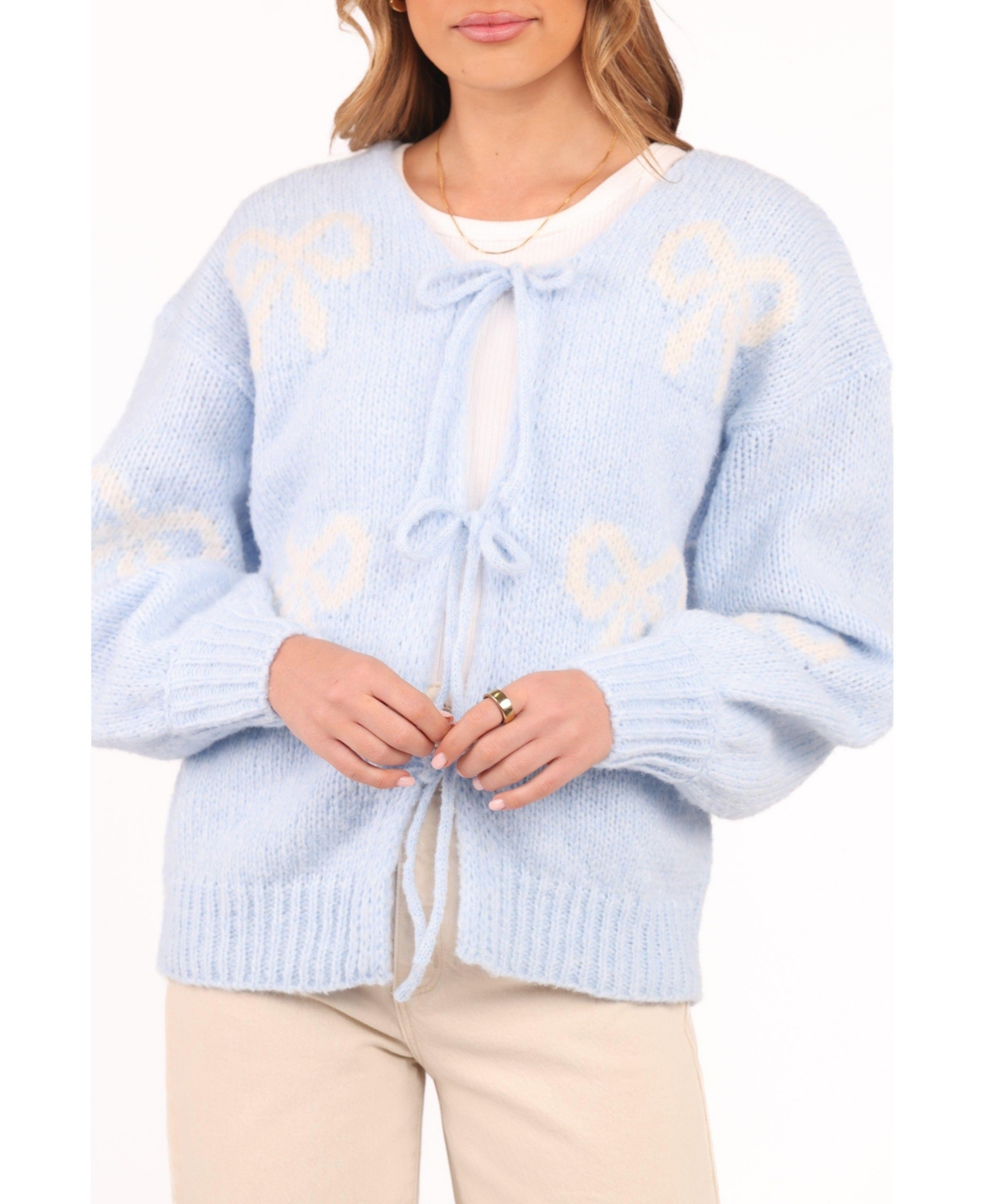 Petal and Pup Women's Vienna Bow Cardigan