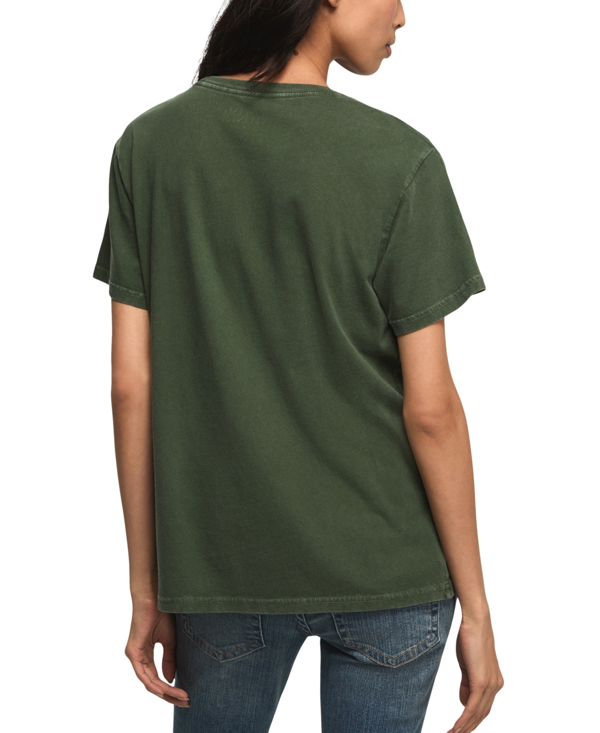 Lucky Brand Women's Rolling Stones Voo Doo Boyfriend Crewneck T-Shirt