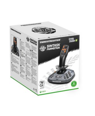 SimTask FarmStick Joystick for Xbox Series X|S and PC, Black/Gray