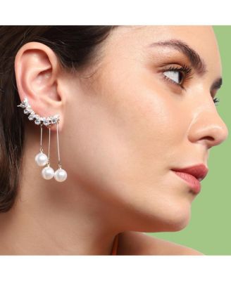Women's Snowball Drop Earrings