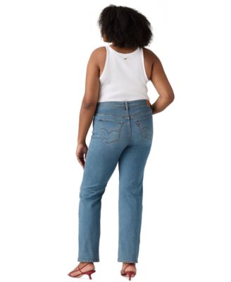 Plus Size 314 Shaping Straight-Leg Jeans
