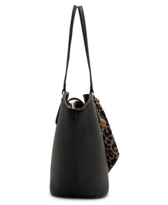 X-Large Textured Scarf Tote Bag