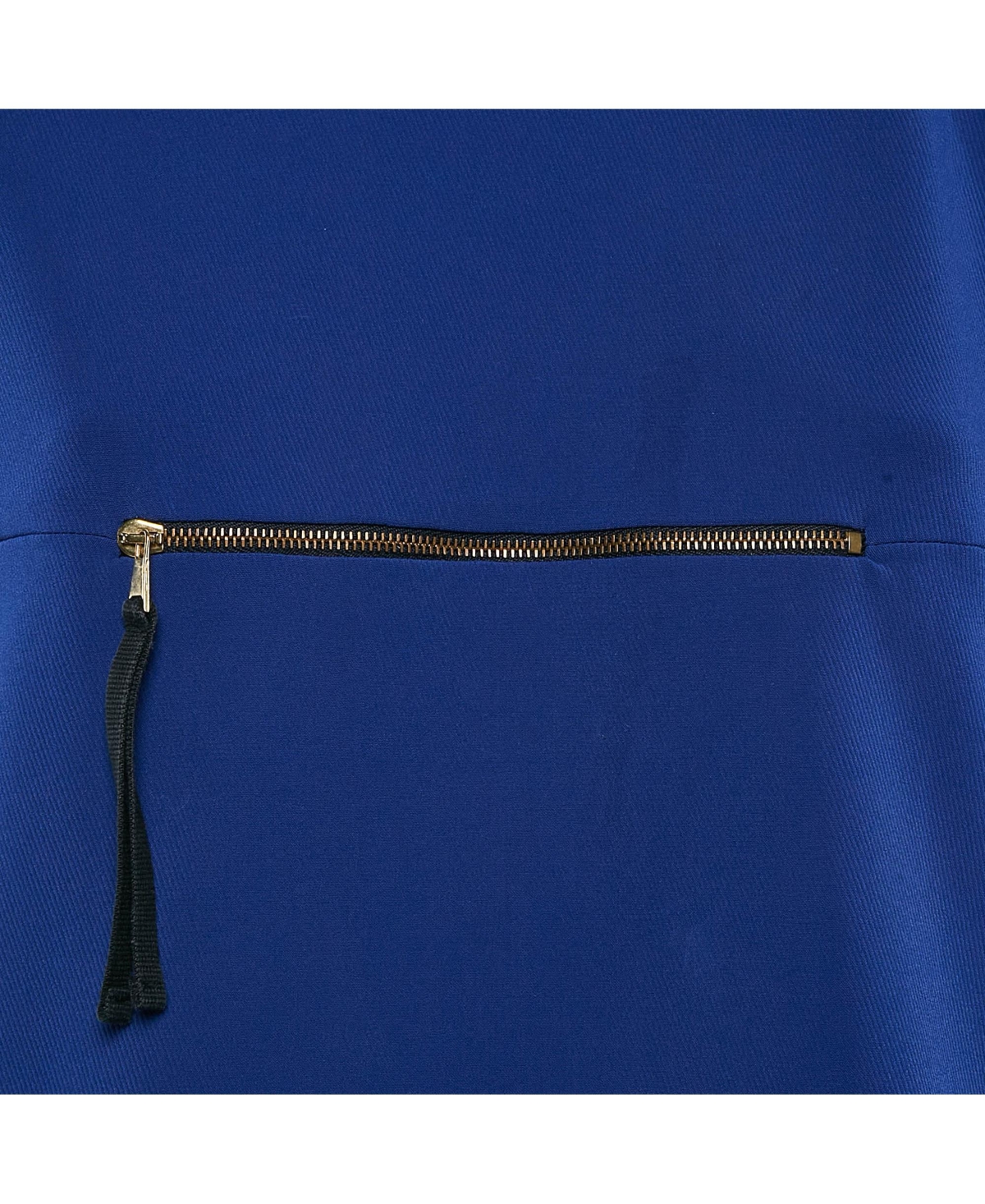 Pre-Owned Marni Women's Royal Blue Stretch Crepe Zip Detail Short Dress