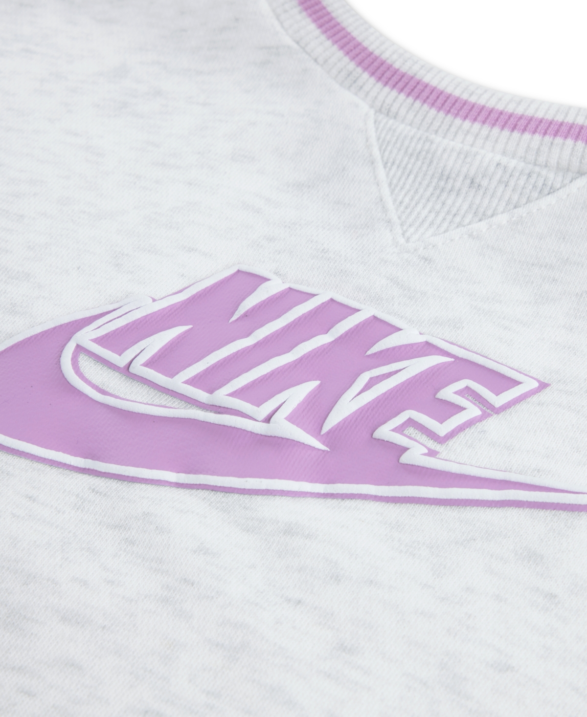 Nike Baby Girls' Crewneck Sweatshirt and Pants, 2-Piece Set