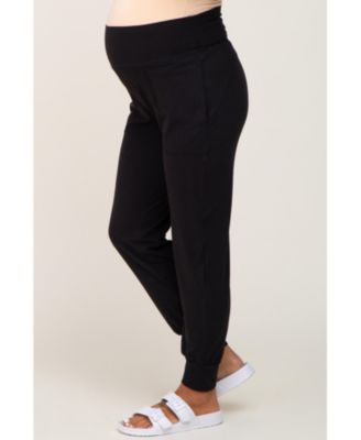 Maternity Black Soft Joggers