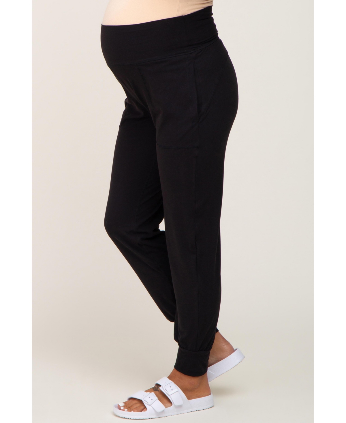 Pinkblush Maternity Black Soft Joggers