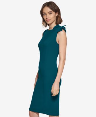 Women's Boat Neck Short Dress
